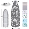 Ironing Board Cover Scorch Resistant, Extra Thick Cotton Iron Cover with Padding Heat Reflective Heavy Duty Pad Approx 140x50cm 1