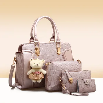 

2020new women'sbag fashionable multi-functional large and medium sized mother bag to buy a four piece set of single shoulder