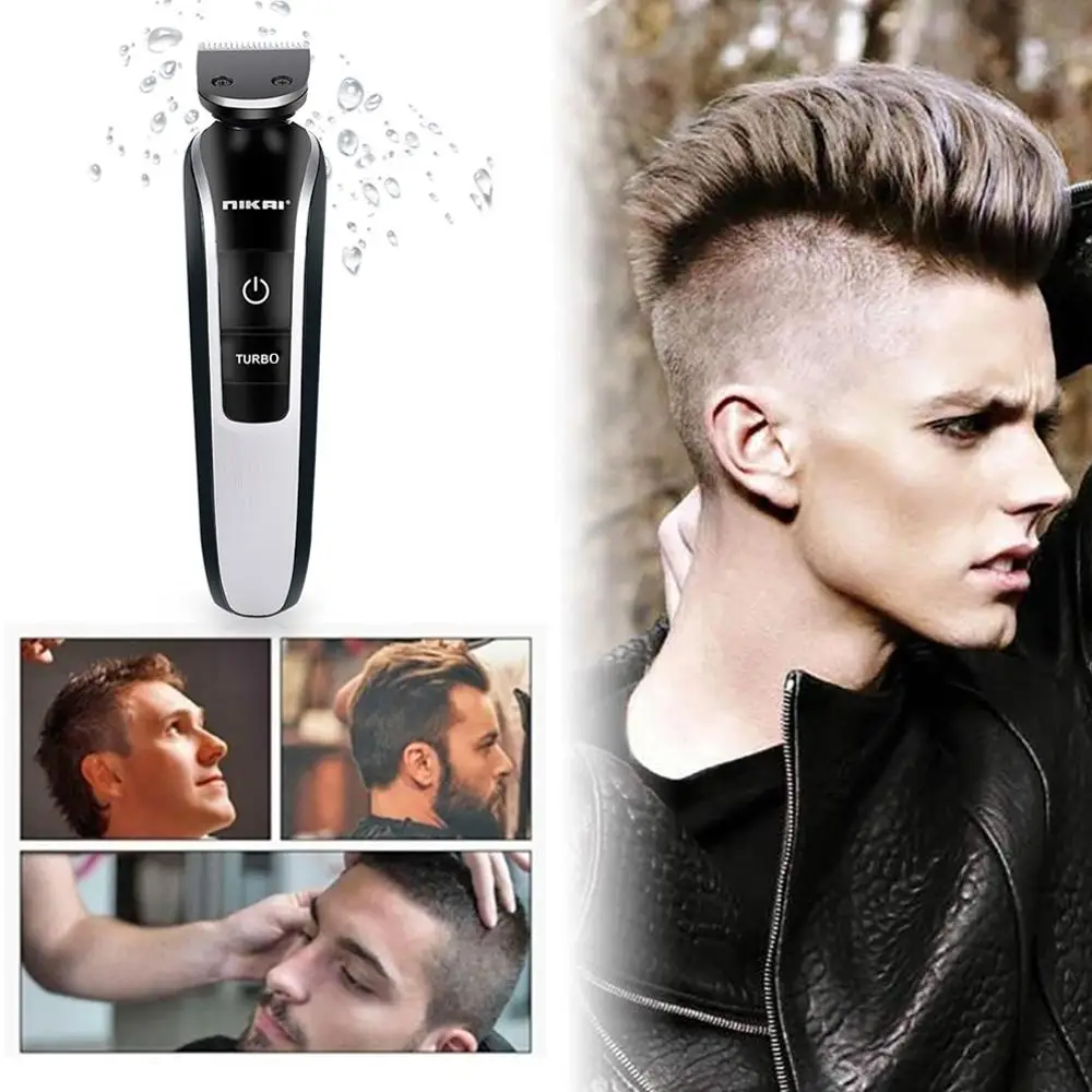 

Hair clipper straight razor beard trimmer stubble precision shaping nose ear trimer facial shaving machine kit trimmer