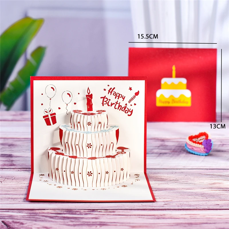 Birthday cake Red