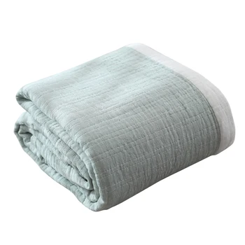 

100% Cotton Plain Blankets For Beds Napping Blanket Air Bedspread Travel Sheet Cover Sofa Throw Towel Bed Blanket Conditioning
