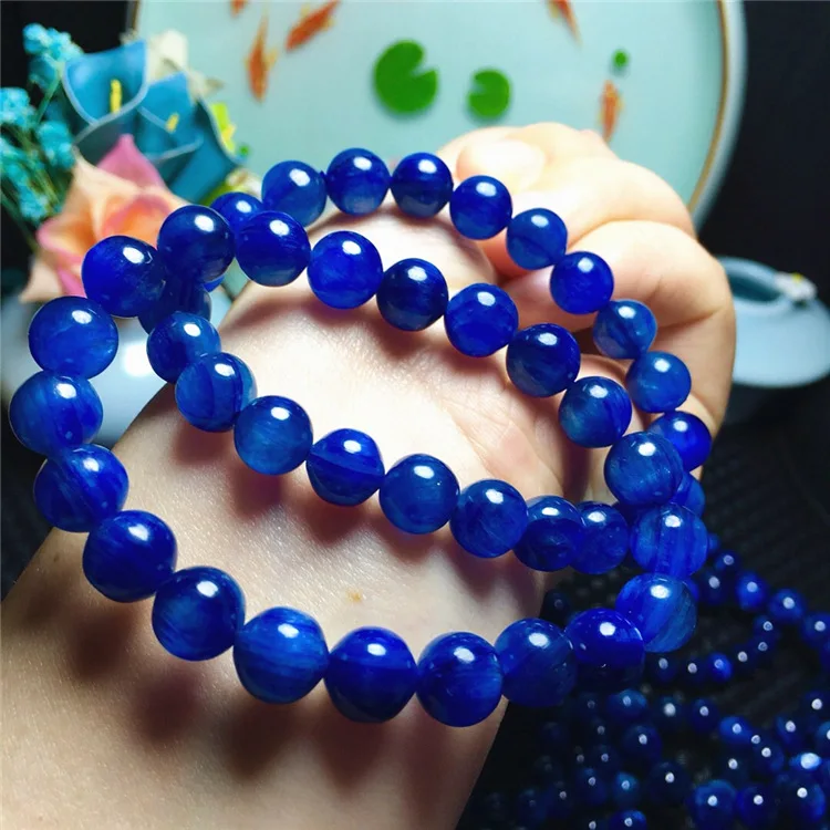 

Summer New Style Natural Blue Crystal Single Loop Bracelets 7.7-7 Millimeter Women's Fashion Bracelets