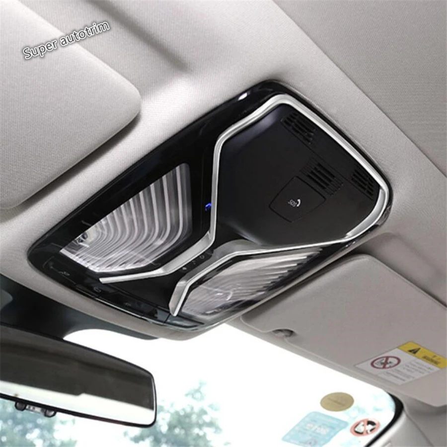 

Lapetus Front Seat Upper Roof Reading Lights Lamp Frame Cover Trim Fit For BMW 3 Series G20 2019 ABS Accessories Interior