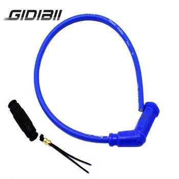 

Universal Ignition Coil Spark Plug Iridium Power Cable Wires Cap Motorcycle Racing
