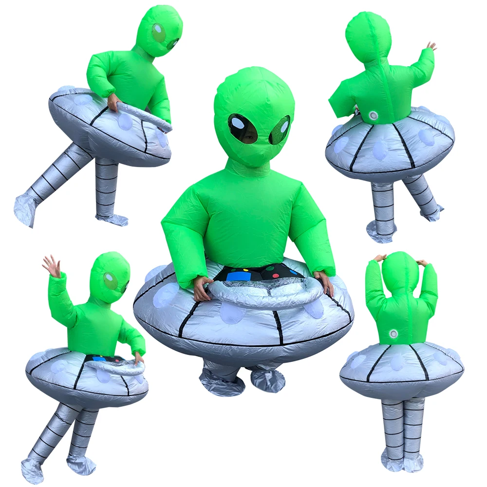 ET-Alien UFO надувной костюм, одежда для женщин, мужчин, взрослых, платье для косплея, вечерние, для фестиваля, сцены, костюмы для косплея