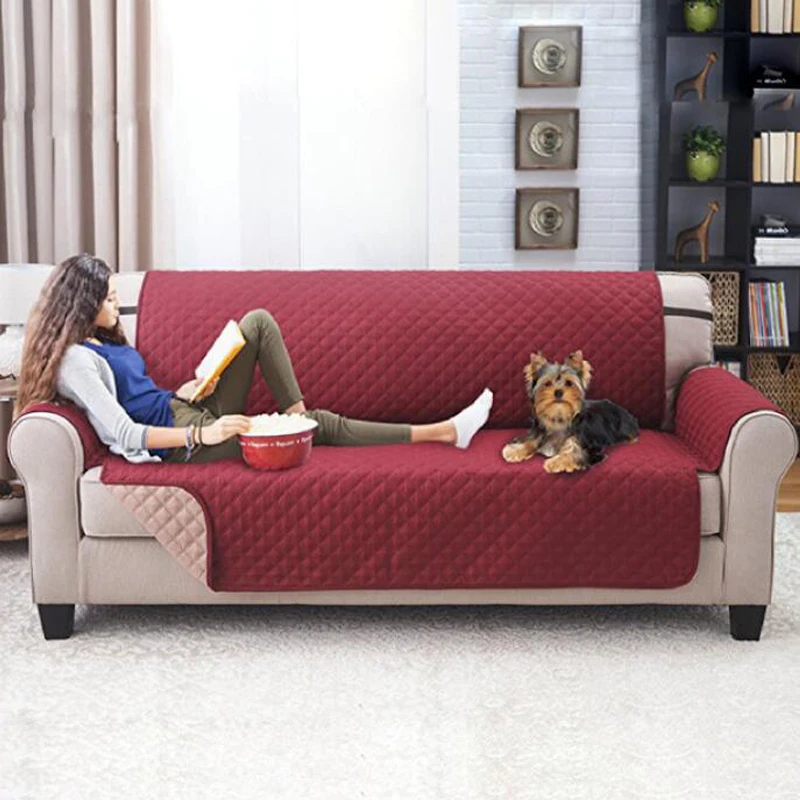 

Waterproof Sofa Couch Cover for Dogs Pets Kids Anti-Slip Reversible Washable Removable Furniture Chair Protector Cover