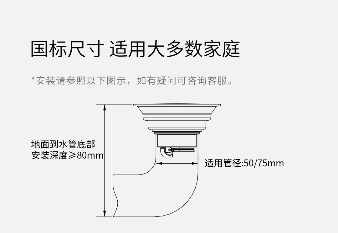 Xiaomi Mijia Youpin DaBai DiiiB дезодорант для слива пола и защита от насекомых 304 нержавеющая сталь поворотный дренаж