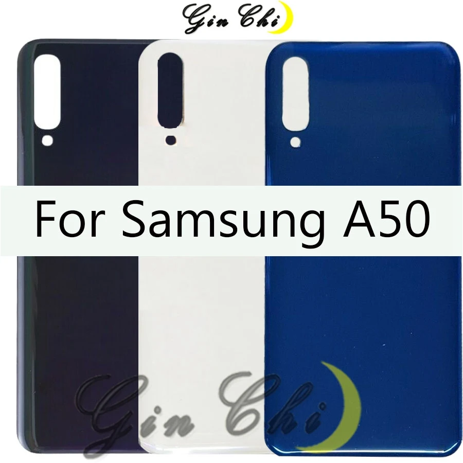 Задняя крышка аккумулятора для Samsung A50 чехол A 50 A505 A505F стеклянная Galaxy | Мобильные