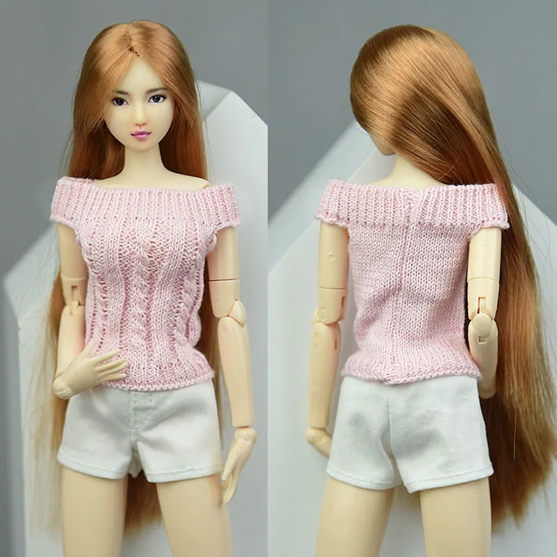 Barbie Doll Clothes Fashion Denim Jeans Leather Shorts For Blythe 1/6 Dolls Accessories Kids Toys