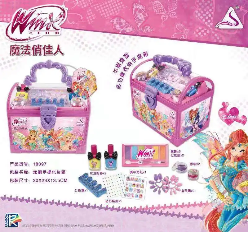 

18097 Jie Yani Children Cosmetics Portable Cosmetic Case Model Play House CHILDREN'S Toy Makeup Genuine Product