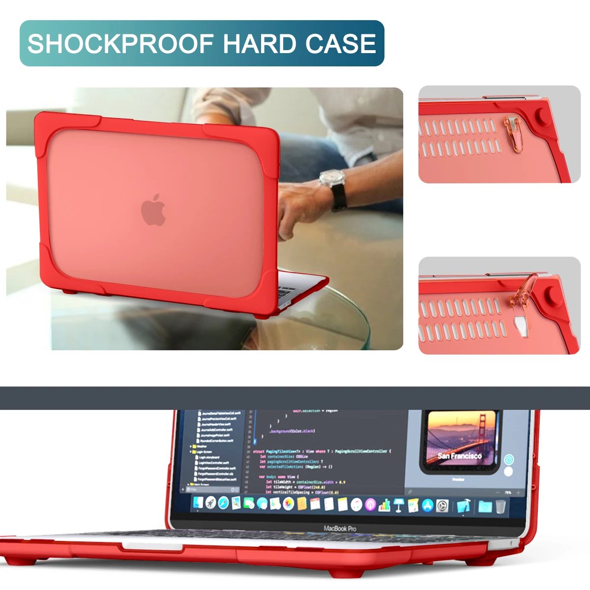 Складная подставка чехол для Macbook Air 11 12 13 лет NewPro 3 15 16 &quot2020 A2251 A2338 M1 A2159 A1932