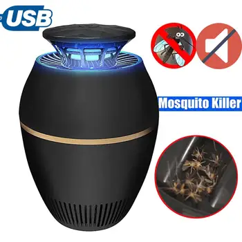

Mosquito killer USB Photocatalyst Mosquito Repellent Light Mute Home LED Bug Zapper Insect Trap Radiationless Black/White