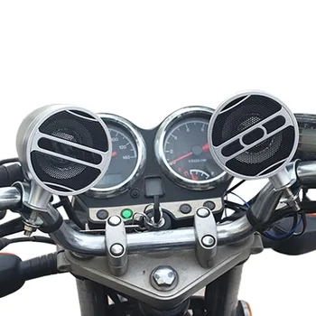 

1 Pair Audio Aluminum Alloy MP3 Handle Accessories Bluetooth Motorcycle Speaker