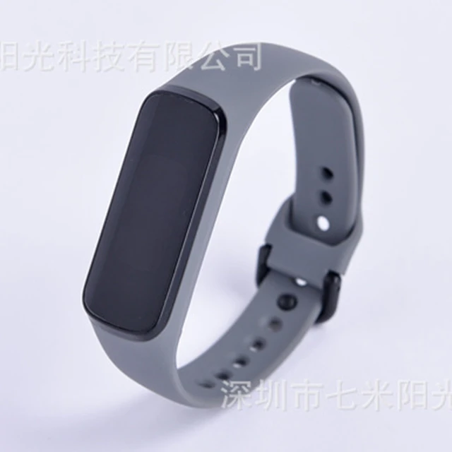 Для Galaxy Fit-e R375 наручный ремень для часов Силиконовый браслет для samsung Galaxy Fit e умный браслет Сменные аксессуары - Цвет ремешка: Dark Gray