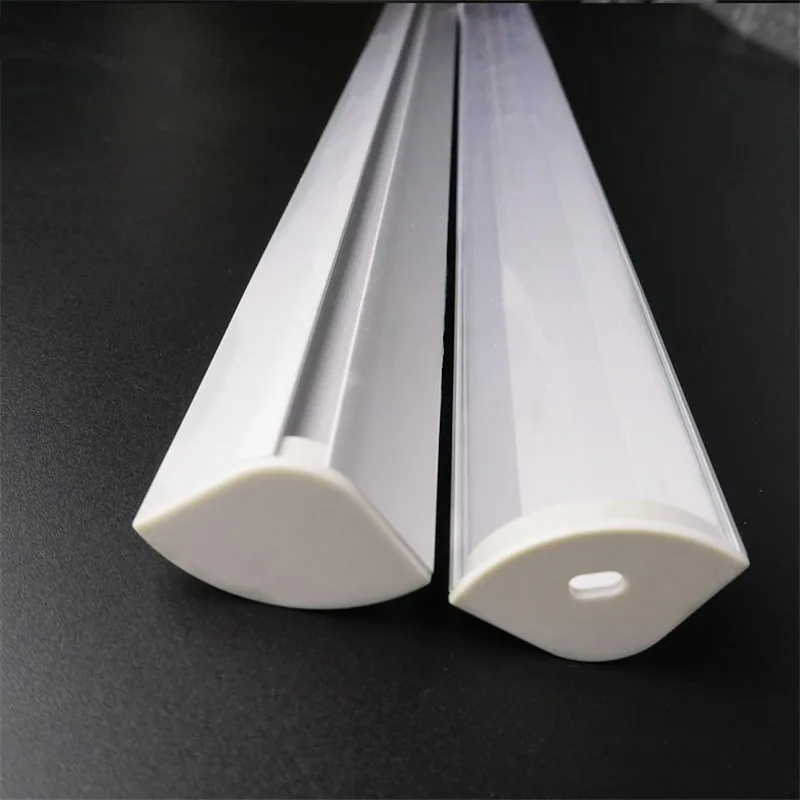 5-30pcs 1m V type 20mm PCB double row led aluminium profile 5V 12V 24V Strip channel  45 degree wide corner bar light housing