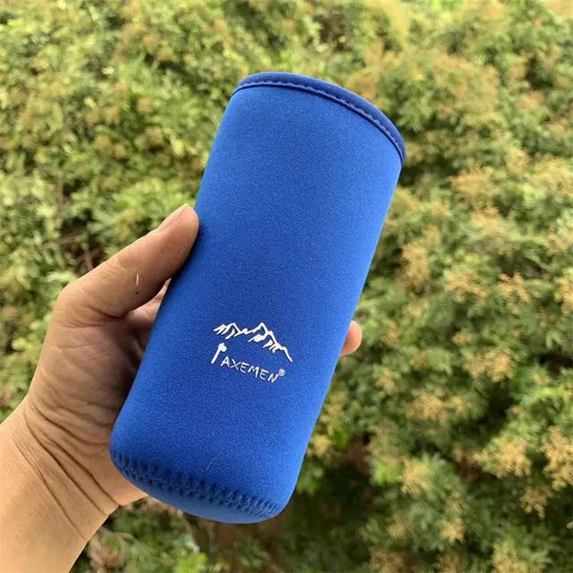 Copertura Bombole Gas 230g - Leggera - Kaki - Poliestere - Protezione Camping - Foto 7