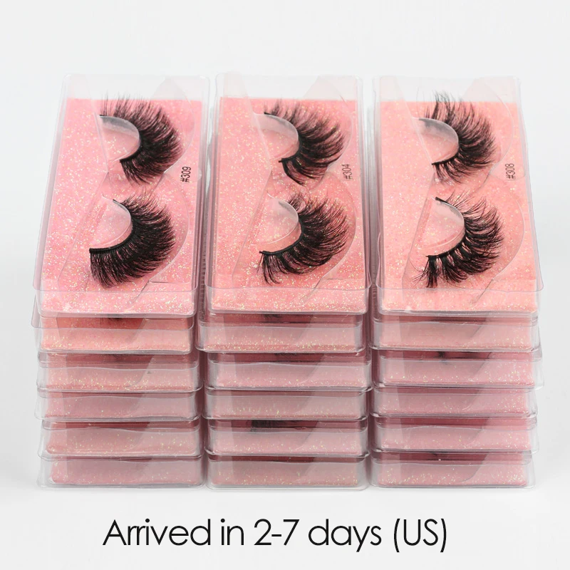 YSDO Lashes Wholesale 10/20/30/50/100 Pairs Mink Eyelashes Natural Long Faux 3D Makeup Thick False In Bulk | Красота и здоровье
