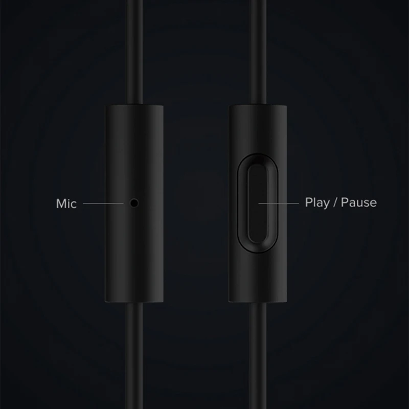 Xiaomi Mi Piston Earphone Basic Stereo 3.5mm In-Ear Earphones Wired Mic Control Headset For Mi A1 F1 4 3 Redmi Note 7 8 K20 Pro