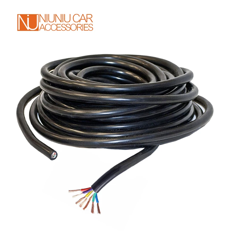 Bulk Trailer Electric Cable Wire 7 Cores 0.75mm2 Sold by Meter Truck Ute RV Parts Camper Caravan Accessories
