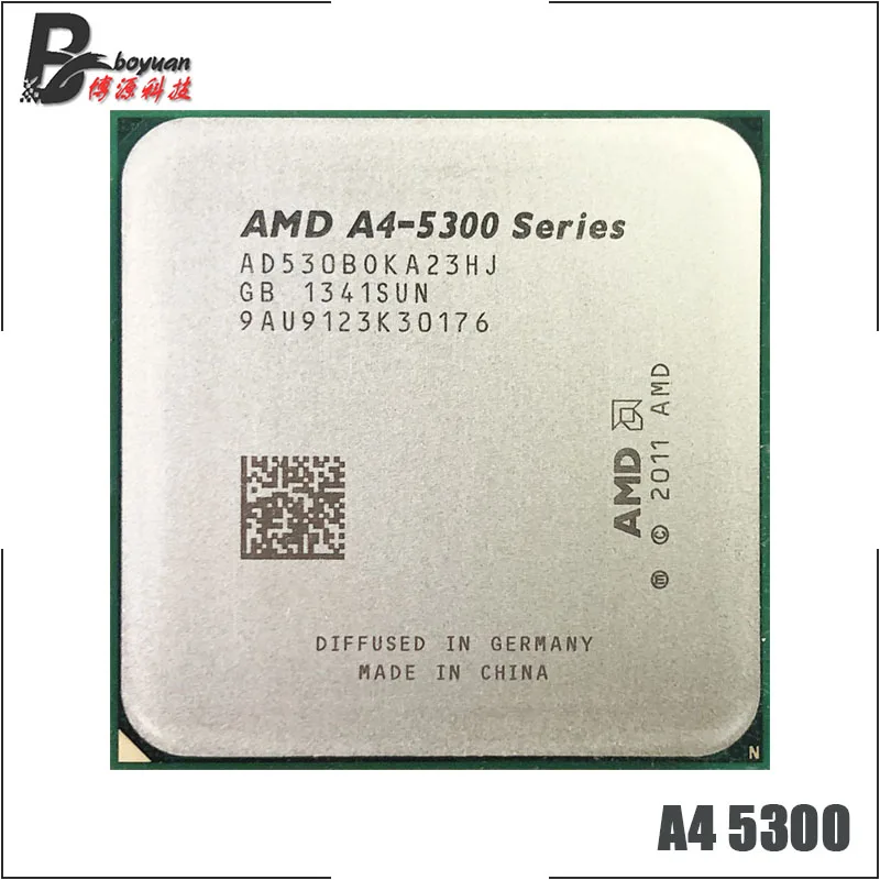 AMD A4 Series 5300 5300K 5300B 3 4 ГГц двухъядерный процессор AD530BOKA23HJ / AD5300OKA23HJ разъем FM2|socket fm2|cpu