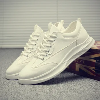 

Tleni Men's running shoes spring 2019 new small white shoes men's fashion casual sports shoes wild increase shoes men ZM-29
