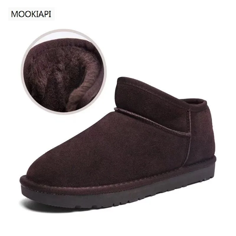 

In 2019, China's highest quality men's snow boots, real cowhide, classic men's shoes, four colors, free delivery