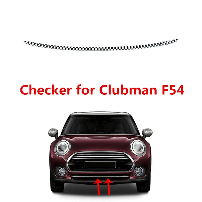 ABS передний нижний бампер для губ Накладка для Mini Clubman S F54 аксессуары для укладки