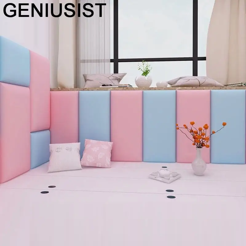 Testata Chambre A Coucher testera Letto Capitone Kid 3D стикер на стену Tete Lit Cabeceira Cabecero Cama De Pared Headboard