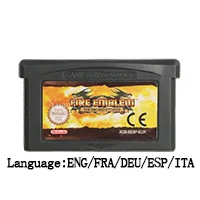 The Sacred Stones EU 32 бит видеоигры картридж Консоли Карты пожарная эмблема серии США/ЕС Версия для nintendo GBA - Цвет: The Sacred Stones EU