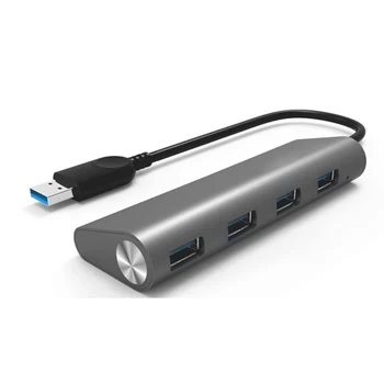 

4-portB 3.0 Aluminum Alloy Hub Multi-Function High Speed Adapter For Laptop