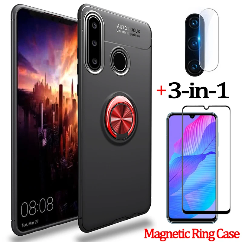 3-в-1 чехлы на телефон + камера стекло honor 9 c huawei y8p хонор 9с хуавей у7р защитное у7p a