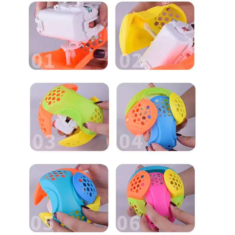 LED Light Music Dog Toy Puzzle Jumping Flashing Bouncing Ball Dancing Pet Dog Balls
