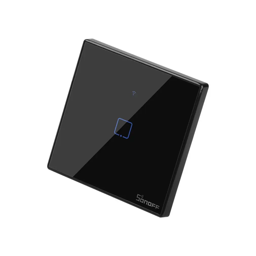 T0/T1/T2/T3 штепсельная вилка британского стандарта TX Wifi сенсорный настенный выключатель света Беспроводной переключатель умный дом пульт дистанционного управления 1/2/3 голоса/APP пульт дистанционного управления Управление с Alexa Google - Цвет: T3UK1C