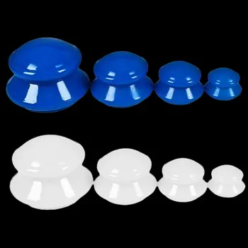 

4Pcs Moisture Absorber Vacuum Cupping Cup Silicone Cupping Body Massage Therapy Health Care