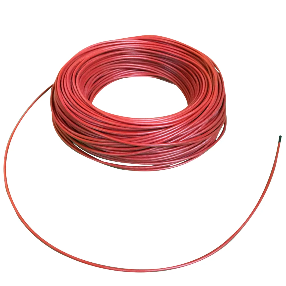 100 м красный многоцелевой домашний пол из углеродного волокна теплый 12 к изолированный нагревательный кабель инфракрасный теплица прочный