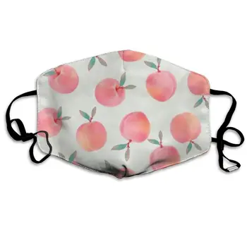 

Pink Peach Pattern print Dustproof and windproof mask, washable and reusable, suitable for outdoor sports