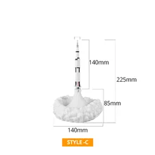 

ztgs Lamp Decor Dropshipping 3D Print Space Shuttle Lamp Rocket Night Light Lights for Space Lover Indoor Home Desk Table Moon