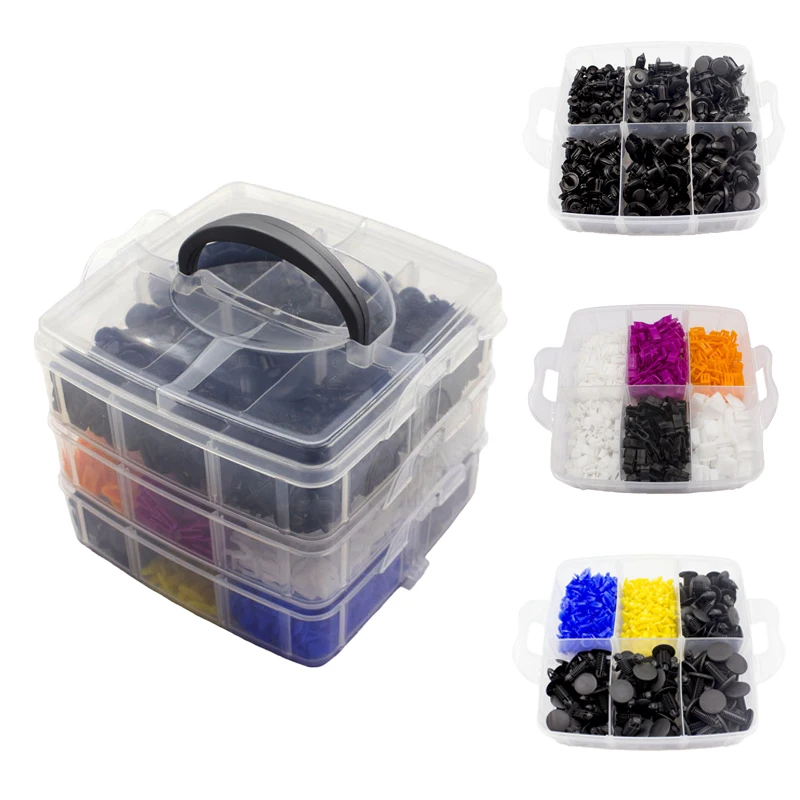 1050 шт. пластиковые заклепки для автомобильной двери | Автомобили и мотоциклы