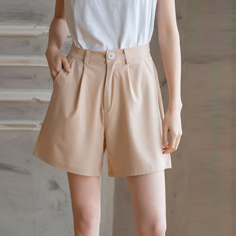 black suit shorts womens