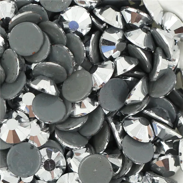 30Silver 1440 шт. блестящие 39 цветной горный хрусталь стразы с плоской задней частью Стразы горячего крепления Стекло кристаллы резные декоративные элементы для мебели для одежды DIY SS6-SS30 - Цвет: 30Silver