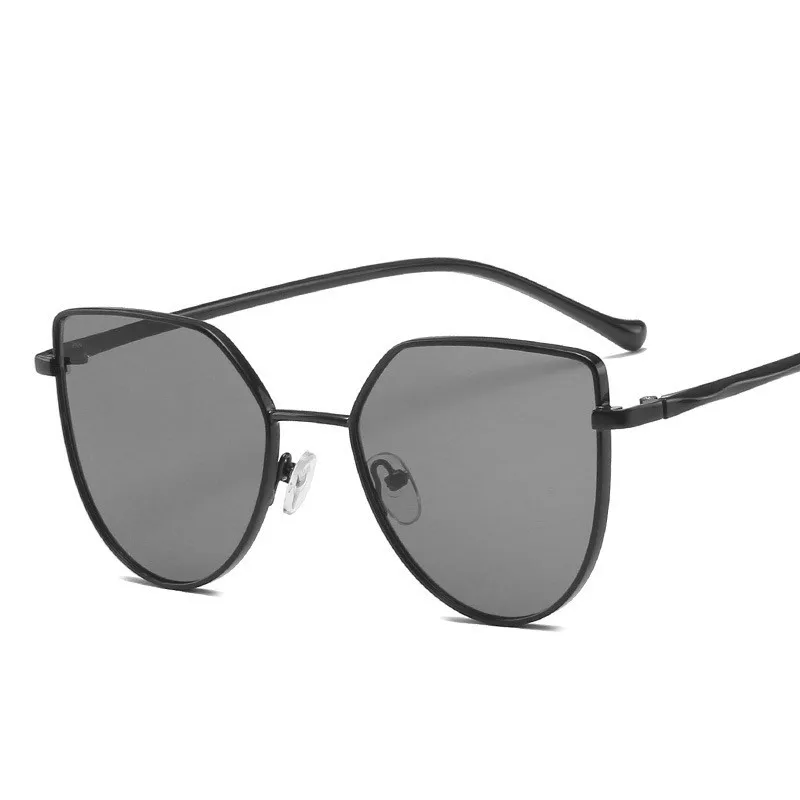 

Sexy Cat Eye Sunglasses Women Brand Design Metal Frame Mirror Rose Gold Sun Glasses Female UV400 Retro Oculos De Sol Gafas