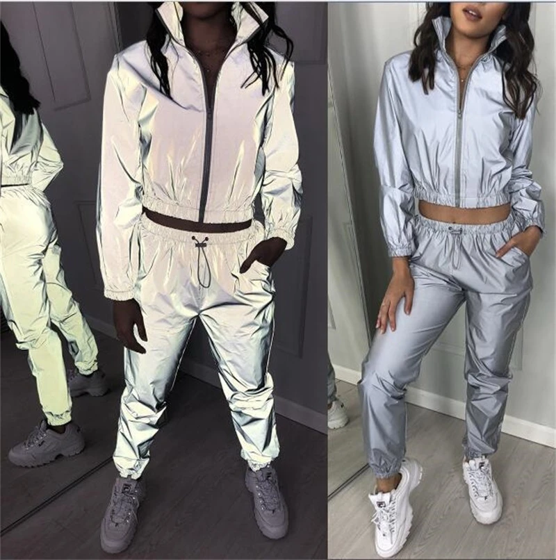 reflective womens tracksuit