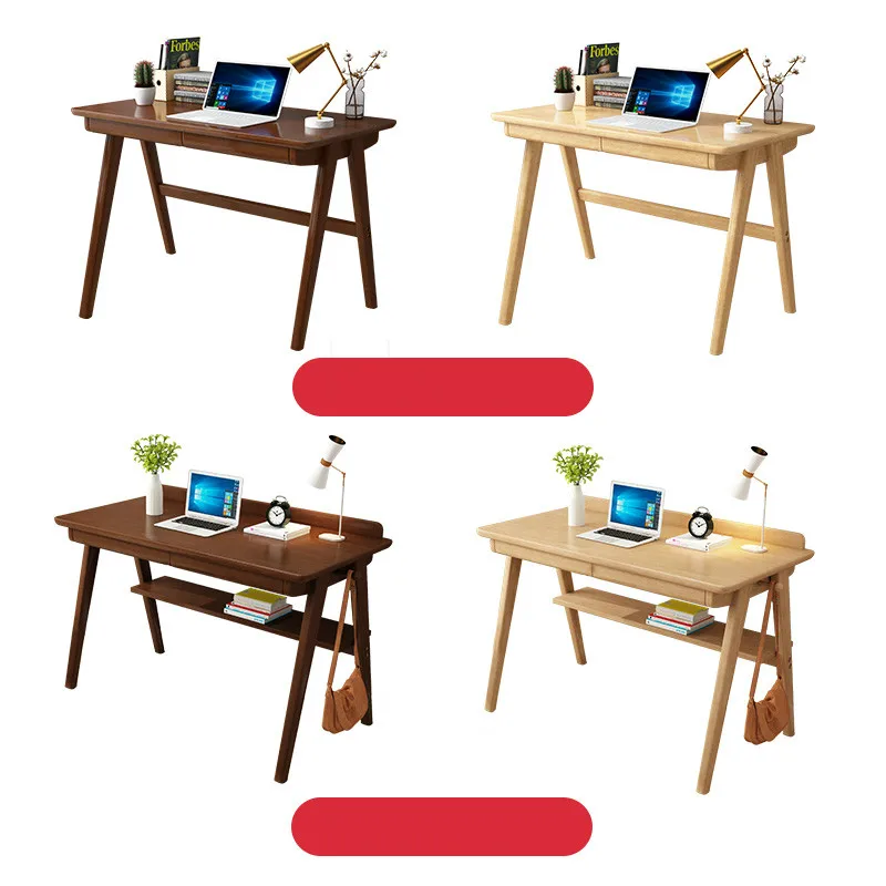 Walnut oak wood desk writing table simple desk computer table office table office furniture drafting table bedroom tables Walnut oak wood desk writing table simple desk computer table office table office furniture drafting table bedroom tables