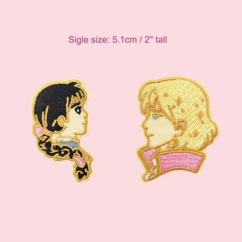 2 ''Howl's движущийся замок Howl and Sophie вышитые термоклейкие нашивки для одежды на