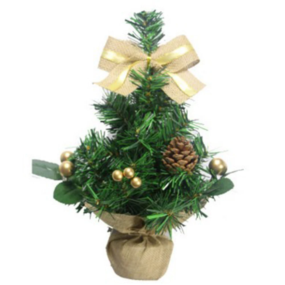 

decorative 30cm Miniature Artificial Christmas Tree Home Window Display Desktop Party Decor baubles