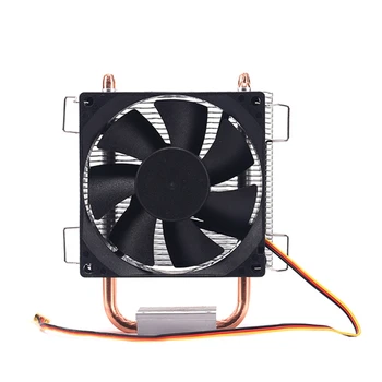 

8Cm 2 Heat Pipe 3 Pin Single Fan Without Light Cpu Fan Cpu Heatsink For 775/1150/1155/1156/1366 For Adm All