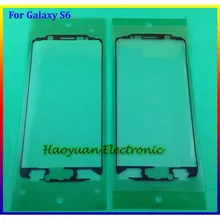 50 шт./лот, оригинальная наклейка на жилье, передняя рамка, лицевая панель, клей для samsung Galaxy S6 G9200, дигитайзер, рамка, клей
