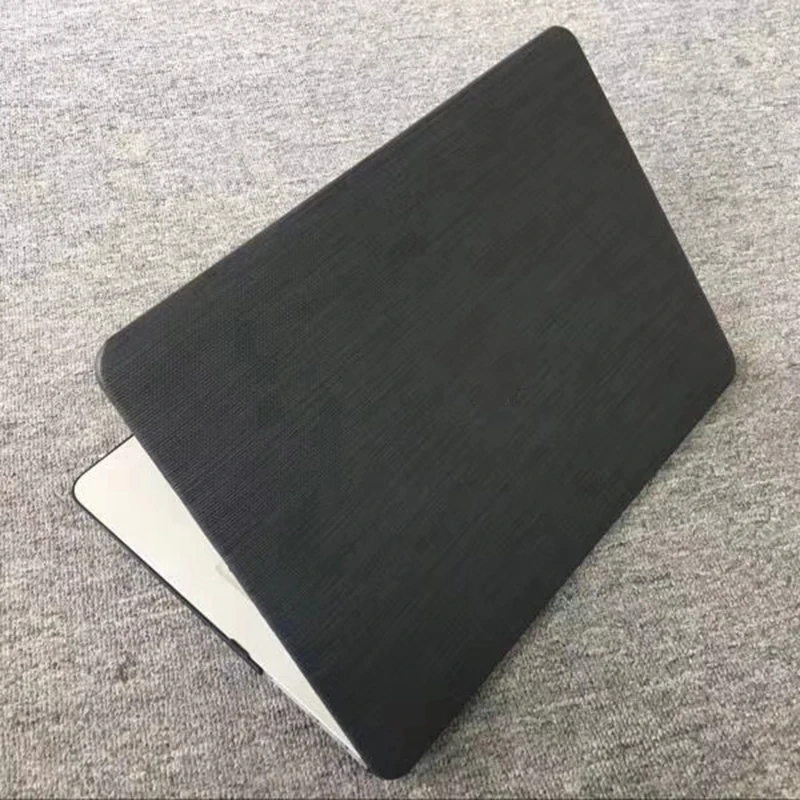 PU матовый чехол для ноутбука с текстурой древесины MacBook Pro Air retina 11 12 13 15 дюймов