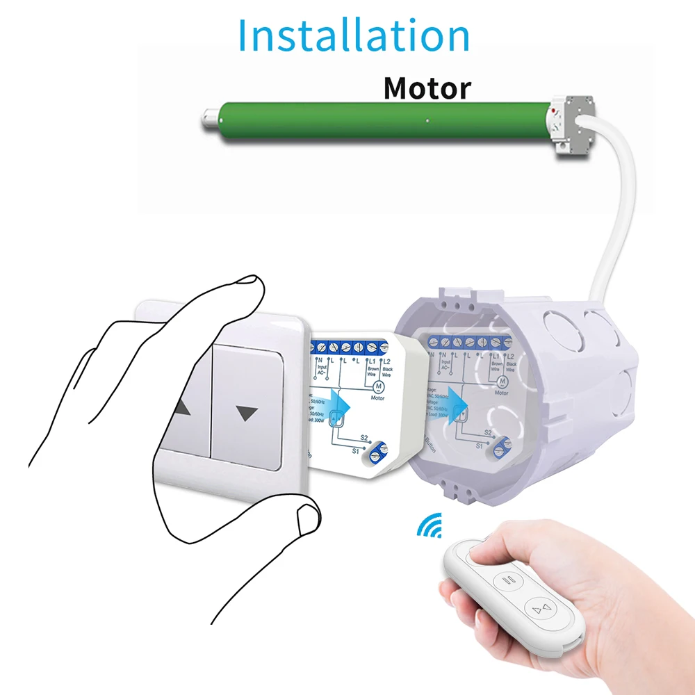 Cheap Sistema automático de controle de cortina