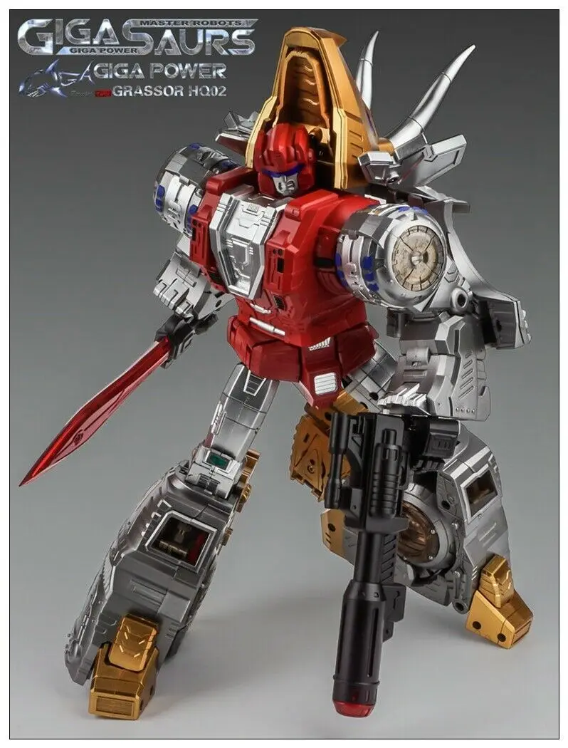 Новая трансформационная игрушка GP HQ-02 HQ02 Grassor Slag металлическая Версия reprint